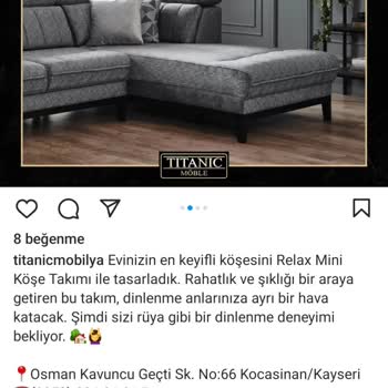 Titanic Möble Koltuğumu Yanlış Yaptılar