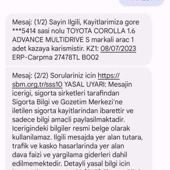 Aksigorta Reddi Gelen Dosyamın Hakkında.