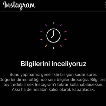 Instagram Hesabım Kapatıldı Kimlik Onayı Sorunu