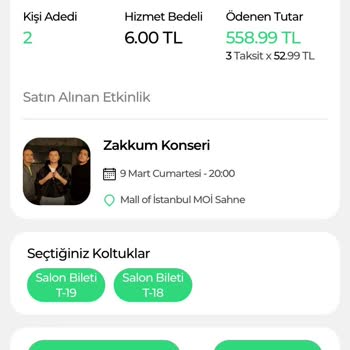 Bubilet Parasını Ödediğimiz Biletimiz Yok