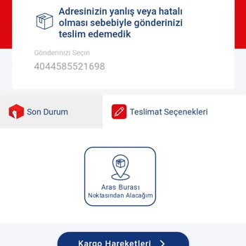 Aras Kargo Gaziantep Merkezde Kargo Teslimat Mağduriyeti