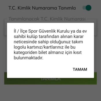 Passolig Kısıtlama Yardımcı Olun