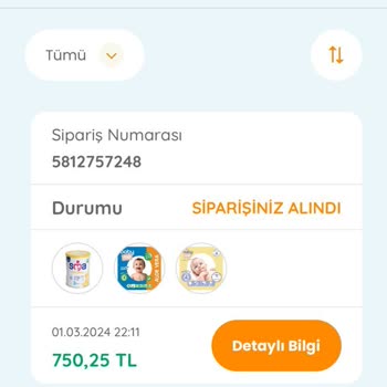E-bebek İnternet Siparişi
