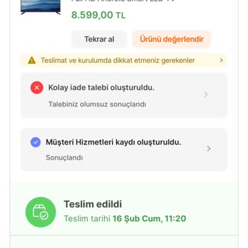 Hepsiburada Açılmış Ürün Ve İade Sorunuyla Karşı Karşıya Kaldım!