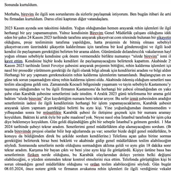 Birevim Sonunda Kurtuldum, Şükürler Olsun