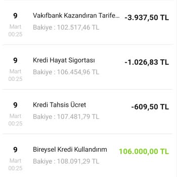 VakıfBank Kazandıran Tarife İptali