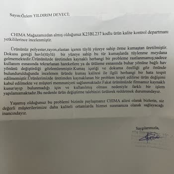 Chima Ürün İncelemesi Hezimeti