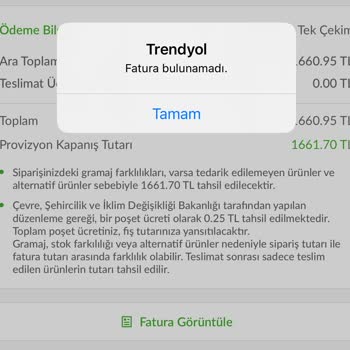 Trendyol Hızlı Market Trendyol Faturasız İş Yapıyor Vergi Kaçırıyor