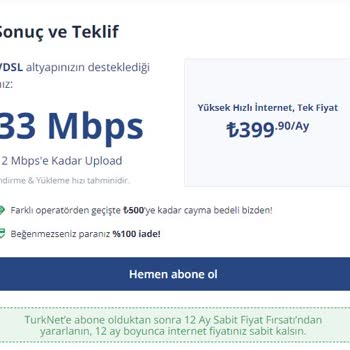 TurkNet Gigafiber Bütün Mahallede Mevcut Sadece Bizim Binamızda Yok