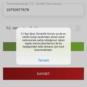Passolig Bilet Alamıyorum Sorun Veriyor?