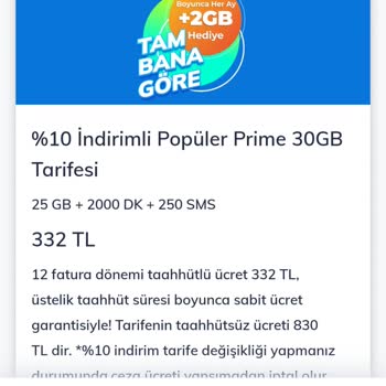 Türk Telekom Prime Paket Ve Müşteri Hizmetleri Ulaşmadım