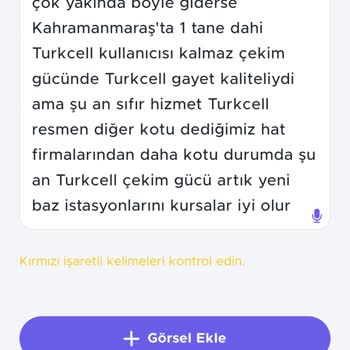 Turkcell Çekim Gücü Çok Kötü u Şu An Kahramanmaraş Merkezde Her Yerde