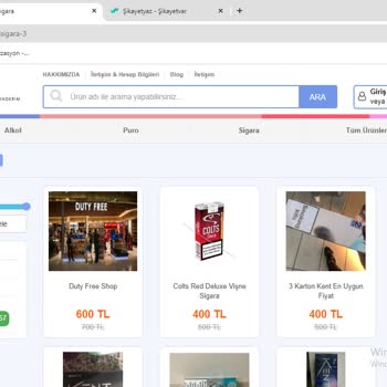 Nehirsigara.com Ürünü Göndermedi