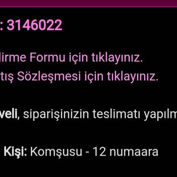 Çiçek Market Teslim Edilmeyen Ürün