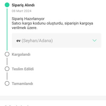 Dolap Sipariş İptal Edemiyorum!