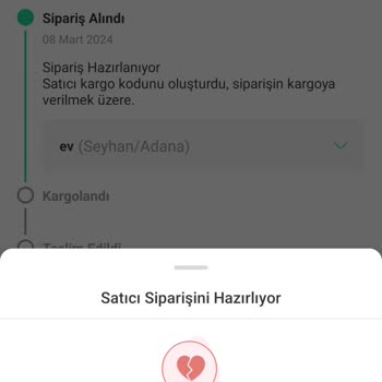 Dolap Sipariş İptal Edemiyorum!