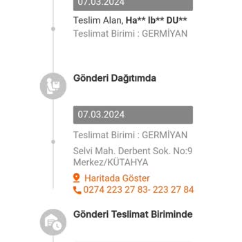 MNG Kargo Kütahya Germiyan Şubesi Yalan Beyan