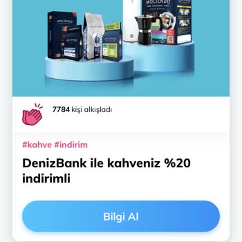 Denizbank DenizKartım Kampanyaları Görünmüyor