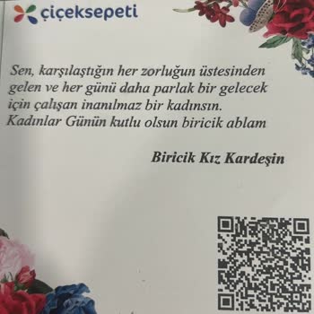 ÇiçekSepeti Yanlış Ürün Yanlış Not.
