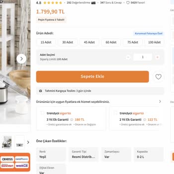 Briz Marka & Trendyol Tüketicinin 14 Gün İçinde İade Hakkını Vermiyor