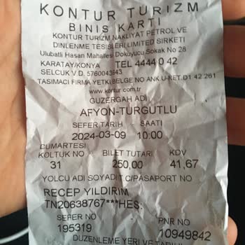 Kontur Otobüsünün Geç Hareket Etmesi