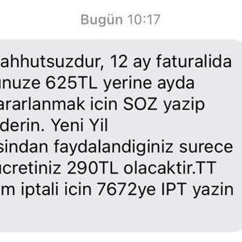 Türk Telekom Vaat Edilen Tutarın 2 Katının Talep Edilmesi