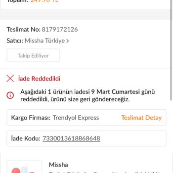 Missha Ambalajsız, Koruyucusuz Ürün Gönderimi Ve Müşteriyi Suçlaması