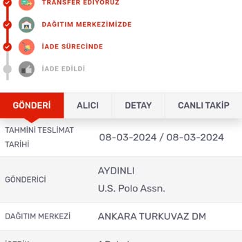 Kargom Sende Şirketinin Kargoları Eve Getirdim Deyip Getirmemesi