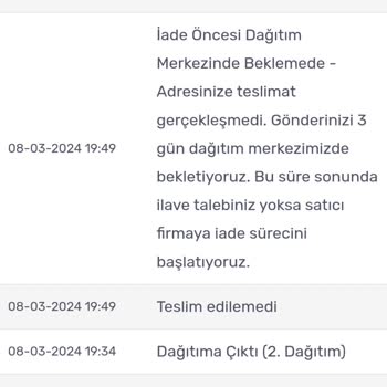 Kargom Sende Şirketinin Kargoları Eve Getirdim Deyip Getirmemesi