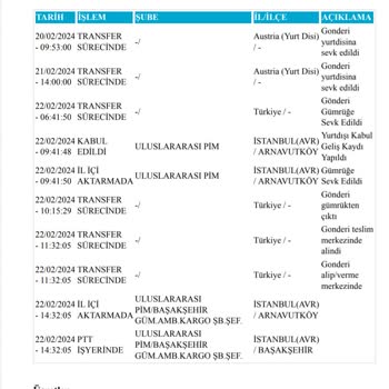 PTT Kargo Paketim Yurt Dışından Türkiye'ye Geldi Ama Elime Ulaşmadı