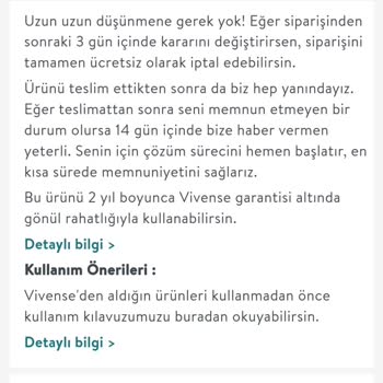 Vivense Kırık Teslim Edilen Ürün Ve Destek Olunmaması