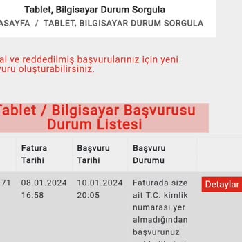 Trendyol'dan Aldığım Laptopun Faturasında T. C. Kimlik No Yazmıyor