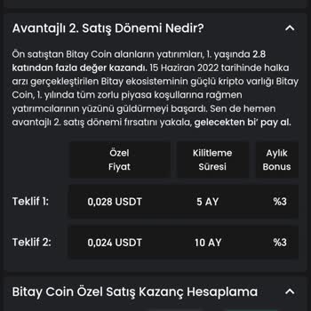 Yatırım Kaygıları: Bitay2 Kampanya Sorunları