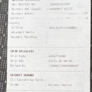 ECA Servis Fazla Para Alması