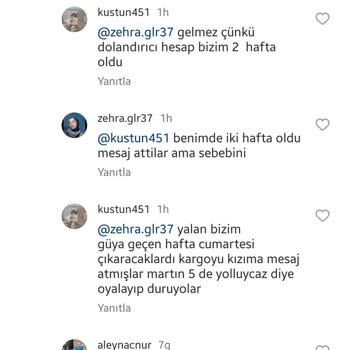 Qafiye Prive Şallarım Hala Gelmedi Ve Ulaşılamıyor