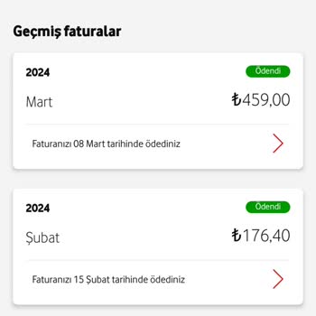 Vodafone Fahiş Fiyat Artışı