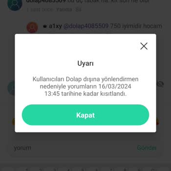 Dolap Yorum Yasağı