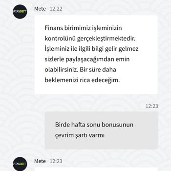Fixbet Fix Bet Paramı Siteye Yatırmadı