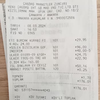 Çağdaş Market Baklavanın İçinden Kıl Çıktı
