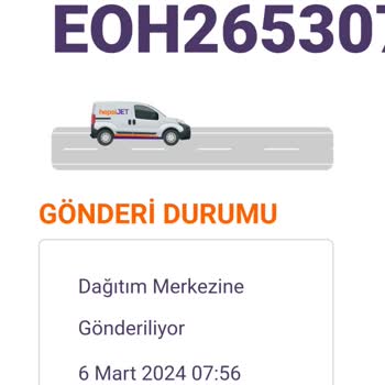 Hepsijet Firması Kargomun Durumunu Güncellemiyor.