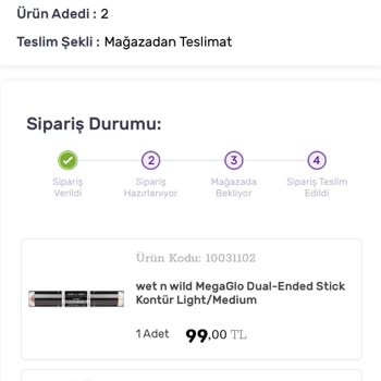 Gratis Siparişim Hala Hazırlanıyor