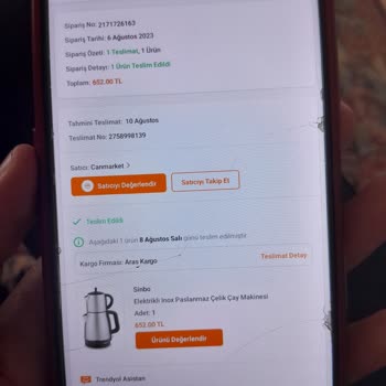 Sinbo Çay Makinesini Bozulması