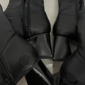 Stradivarius Streç Orta Boy Topuklu Bot