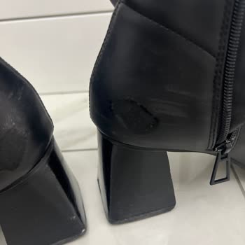 Stradivarius Streç Orta Boy Topuklu Bot