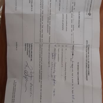 THY Uçağa Alınmadım Ücret İadesi De Hala Yapılmadı