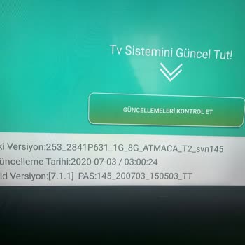 Axen TV Güncelleme Hiç Gelmiyor