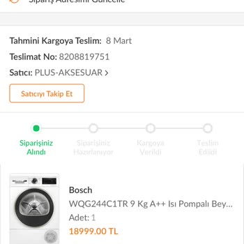 Trendyol Satıcısı Siparişi Bilmiyor