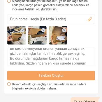 Trendyol Ve Aras Kargo Boş Paket