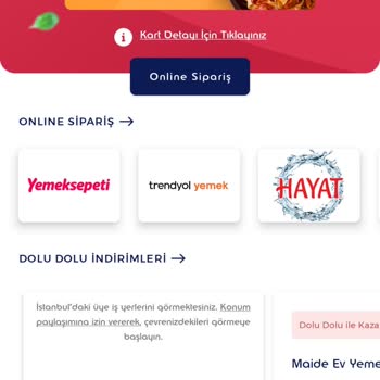 Ticket Restaurant Bakiyem Kendi Kendine Eksilmiş.