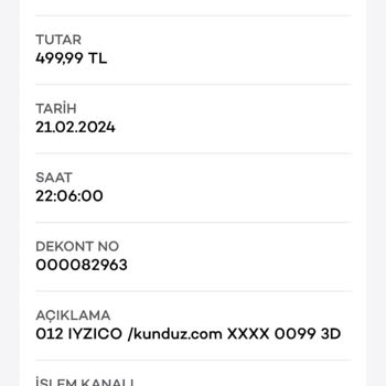 Kunduz App Para İadesi Sağlanmadı